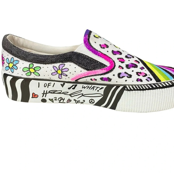 Superga Platform Sneakers Unisex Mens 7.5 Womens 9 Slip On Canvas Thick Soles - Picture 11 of 16